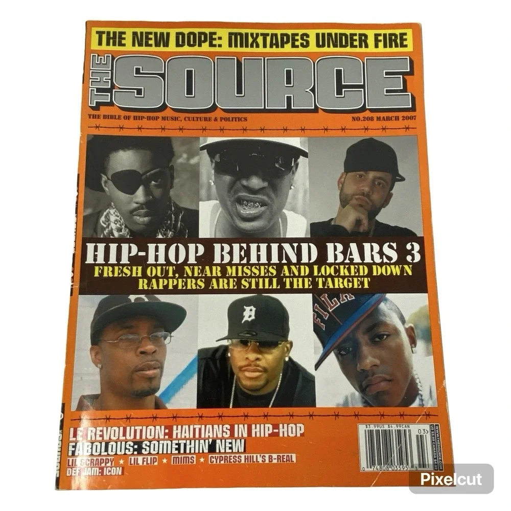 (Lot of 3) The Source Magazine Hip-Hop Behind Bars 1 2 3 Gucci C Murder Mystikal